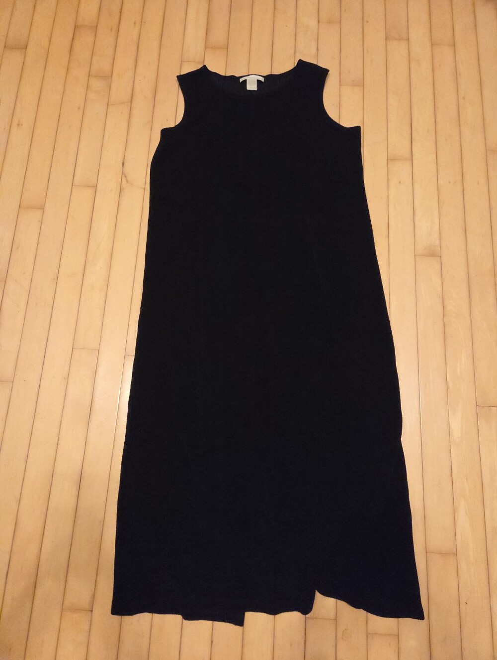 Classic Black Sleeveless Maxi Dress